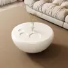 Estilo crema sala de estar hogar apartamento pequeño pata de gato mesa de café moderna minimalista lujo ligero nueva mesa de café alto sentido artístico