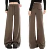 Yasael Original Versión Delgada Primavera 2026 Cintura Baja Ajustados Pierna Ancha Versátiles Pantalones de Caminar de Pierna Ancha para Mujer