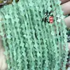 Olho de tigre verde 6MM dongling padrão vermelho pinho africano trevo de quatro folhas contas soltas grampo de cabelo diy acessórios de cabelo pulseira colar com contas atacado