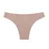 Roupa Íntima Feminina de Comércio Exterior Transfronteiriço Sem Costura Seda Gelo em V Malha Sexy Respirável Cintura Baixa Esportiva Calcinha Brasileira Biquíni