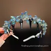 Diadema de Flor de Cristal Lujosa y Sofisticada con Dientes, Antideslizante, Diseño de Corona Alta, Nuevo Modelo 2026, Accesorio para el Cabello de Gama Alta
