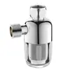 Calentador de Pared a Gas Purificador de Agua de Núcleo Dividido 4 Entradas de Agua Pre-Filtro Calentador de Agua Universal para el Hogar Reemplazo sin Grifo de Agua Corriente