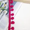 35 Colores en Stock, Adorno de Encaje de Pompón Mediano de 1.3 mm, Cinta de Pompón, Accesorios Decorativos DIY para Ropa y Cortinas