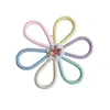 Decoración de Habitación Infantil Flor de Margarita Mariposa Encaje Tejido Adorno Colgante Niña Bebé Decoración de Pared Infantil Adorno Colgante a Mano de Flor