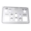 Etiquetas de Nombre Acrílicas Personalizadas Impresas de Acero Inoxidable y Aleación de Aluminio para Uso en Oficina, Resistentes a la Corrosión, Se Puede Añadir Logo Serigrafiado