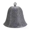 Toucas de Banho de Feltro Atacado Transfronteiriças, Chapéus de Sauna, Toucas de Sauna Espessadas Absorventes de Suor para Secar o Cabelo, Tapetes de Banho, Pode Adicionar Logotipo