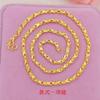 Collares de mujer chapados en oro, variedad de latón, imitación de oro, joyería nupcial, fabricantes al por mayor, joyería étnica para mujer
