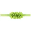 Nueva diadema para bebé europea y americana flor de gasa accesorios para el cabello de bebé al por mayor tres pequeñas de gasa 16 colores opcionales