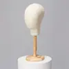 Acessórios de Modelo Rack de Chapéu de Mesa de Madeira Maciça Suporte para Chapéu Loja de Acessórios de Moda Exibição de Chapéu Suporte de Exibição Molde de Cabeça