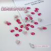 Diamante de Arte de Uñas de Circonita Roja de Fondo Plano Circonita Mini Roja Rosa Mezclada Fondo Plano Rojo Ciruela Marquesa Gota de Agua Joyería para Arte de Uñas