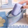 Bolsa de armazenamento de malha transparente, porta-moedas, bolsa para chaves, bolsa para cartão de ônibus, bolsa de nylon portátil para armazenamento de brinquedos e cosméticos