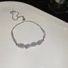 Pulseira Coração Borboleta de Zircônia Colorida Super Brilhante, Luxo Leve, Sensação de Alta Qualidade, Pulseira Versátil, Design Requintado, Acessório de Mão da Moda