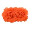 Novo tecido de chiffon feito à mão flor DIY acessórios de cabelo combinação de botão de flor tridimensional acessórios de joias decorativas para sapatos e chapéus