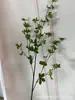 Reloj de Pared Hoja Planta Artificial Pétalo Hoja de Seis Estrellas Reloj Japonés de Pared Planta Verde Artificial Flor Artificial Madera Ebria Decoración del Hogar