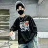 [100% Algodão] Camiseta Infantil Outono Meninos Manga Longa Camada Base Crianças Médias e Mais Velhas Bebê Casual Roupa Infantil Top