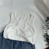Gl-Kids Estilo Coreano Verano Nuevo Camisola Básica de Color Puro para Niños de Hombre y Mujer Camiseta sin Mangas para Bebé