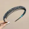 Faixa de cabeça simples feminina antiderrapante para lavar o rosto, acessório de cabelo versátil coreano para maquiagem, acessório de cabelo elegante