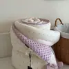 Colcha estilo coreano CELING con un lado de algodón tejido ultrasuave y el otro lado de fibra de frijol calmante, apta para camas individuales o dobles, lavable a máquina, para uso en primavera, otoño e invierno
