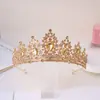 Popular Transfronteriza Europea y Americana Corona Grande de Novia Accesorios para Vestido de Boda Corona de Reina de Cristal Adorno para Fiesta de Cumpleaños Venta al por Mayor
