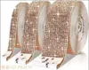 Tiras de Diamantes de Cristal Super Brillantes de Venta Caliente Transfronteriza con Adhesivo Accesorios DIY Tiras de Diamantes de Cristal Diamantes Decorativos en la Parte Posterior