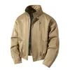 Chaqueta de Trabajo Multibolsillos para Hombre Transfronteriza Chaqueta Cortavientos para Deportes al Aire Libre Delgada con Cuello Alto Impermeable Chaqueta de Montañismo Personalizada