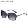 Nuevas Gafas de Sol Polarizadas de Moda Tendencia para Exteriores 3058 para Mujer de Gama Alta Retro Incrustadas de Diamantes Gafas de Sol de Dos Tonos