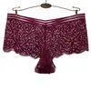 Cueca Boxer de Renda Feminina Tamanho Grande Europeia e Americana, Atacado de Roupa Íntima Feminina para Exportação, Atacado de Roupa Íntima Feminina para E-commerce Transfronteiriço