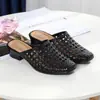 Chanclas de Playa para Mujer Ropa Exterior Baotou para Mujer Verano Tacón Medio Modernas que Aumentan la Altura Sandalias Antideslizantes Gruesas para Mujer Estilo Coreano para Exteriores