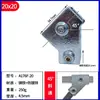 Conector de Fijación Rápido Galvanizado de Hierro Cuadrado 40*40mm para Tubo Cuadrado 25*25 Abrazadera de Fijación para Tubo de Acero Cuadrado Sin Soldadura Requerida
