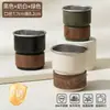Copo para Enxaguante Bucal de Aço Inoxidável 304, Copo para Escova de Dentes, Copo Odontológico para Casal, Porta-Escova de Dentes, Caixa de Armazenamento, Porta-Copos de Madeira Maciça
