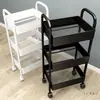 Rack de Armazenamento para Carrinho de Bebê Cozinha de Chão Quarto Multicamadas Snack Móvel Banheiro Vaso Sanitário Armazenamento Rack