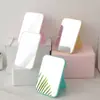 Espejo Espejo de Maquillaje Portátil Uso en Casa Femenino Equipaje de Mano Espejo de Tocador Pequeño Escritorio Belleza Maquillaje Plegable Dormitorio Estudiante Niñas