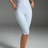 Conjunto de yoga transfronterizo con hermosa camiseta sin mangas deportiva de espalda, conjunto de pantalones cortos de Pilates fitness de secado rápido de cintura baja con abertura