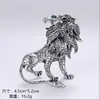 Broche de Liga com Design de Cabeça de Beleza, Strass, Pérolas, Formas de Animais e Plantas, Alfinete para Acessórios de Casaco, Broche Vintage