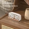 Despertador Digital LED Estudante Plug-In Uso Duplo Despertador Pequeno Relógio Digital Relógio de Temperatura Controlado por Voz Taobao Dropshipping
