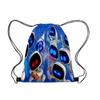Mochila escolar con cordón, portátil, de gran capacidad, repelente al agua, con diseño de robot cósmico 3D, ideal como regalo