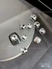 Joyería de Pedrería K9 de Alta Calidad con Parte Trasera Puntiaguda para Uñas, Pedrería Transparente Blanca tipo Caramelo de Roca Deslumbrante, Pedrería Irregular Apilada en Ángulo Recto Largo, Bolas de Pedrería para Uñas al por Mayor