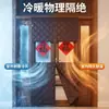 Cortina de Puerta de Algodón Engrosada de Invierno, A prueba de Viento y Cálida, Magnética, No Requiere Taladro, Cortina Divisoria para el Hogar, Estilo de Apertura de Ventana, Puerta de Cierre Automático con Velcro