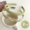 Faixa de Cabelo Infantil com Cabeça de Esponja Cor Macaron Acabamento de Cabelos Curtos Acessórios de Cabelo Meninas Faixa Antiderrapante Grampo de Cabelo para Menininha