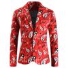 Traje Nuevo Estampado de Exportación 2025 Traje Transfronterizo Europeo y Americano Traje Traje Navideño de Halloween Talla Europea Ropa de Hombre