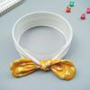 Diadema para bebé europea y americana Tocado de orejas de conejo de algodón Diadema para bebé Accesorios para el cabello anudados Fabricantes transfronterizos de niñas