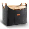 Bolsa de Feltro para Lenha Transfronteiriça Amazon Tamanho Grande Bolsa para Lenha Portátil Bom Usuário Bolsa de Lenha para Exterior Armazenamento de Diversos
