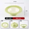 Vajilla de restaurante de comida rápida, juego de cuencos pequeños para platos, platos para servir de cafetería, cuencos de melamina para arroz al vapor de estilo chino para autoservicio comercial