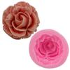 Precio de Fábrica Molde para Pastel con Forma de Flor de Rosa en Flor DIY Silicona Voltear Herramientas para Hornear Azúcar Molde para Hielo H1791