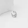Nuevo Clip para Oreja de Acero Inoxidable en Forma de U con Doble Perla de Doble Capa, Perno para Cartílago de Oreja sin Perforar, Aro para Labio sin Perforación, Clip para Labio Simple Personalizado
