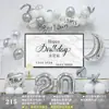 Famosa da Internet Melhor Amiga da Menina Festa de Aniversário Feliz Decoração de Parede de Fundo Balão Festa de Aniversário de 18 Anos Adulto Conjunto de Balões de Aniversário