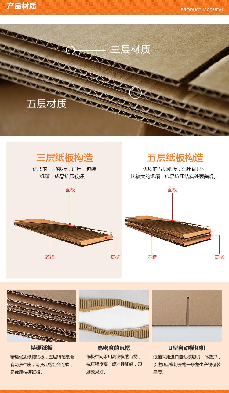 8号打包定做淘宝纸箱子快递包装盒纸盒小纸箱批发五层特硬包装箱