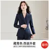 Venta al por mayor transfronteriza Otoño/Invierno 2026 Chaqueta de Traje Pequeña de Manga Larga para Mujer Ropa Profesional Conjunto de Dos Piezas Pantalones de Pierna Ancha para Mujer