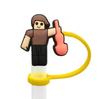 Nuevo tapón de pajita serie Roblez 8/10mm funda para pajita lindo tapón decorativo de pajita de dibujos animados en stock al por mayor