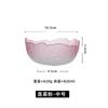 Criativo estilo japonês névoa de lótus pó de vidro salada de frutas salada tigela terno sorvete sobremesa tigela casa sala de estar placa de frutas atacado